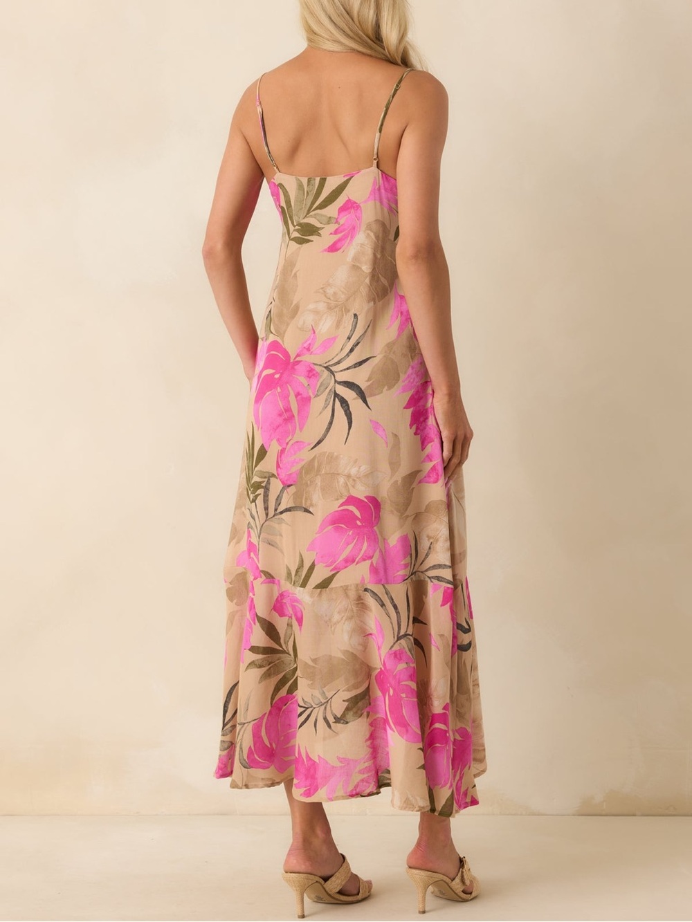 Z Supply Multi Print Benson Tropical Maxi Dress - Picture 3 of 6